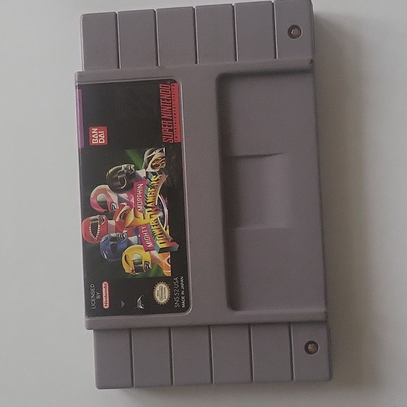 Mighty Morphin Power Rangers Super Nintendo Game Entertainment System 1991 - Picture 5 of 10